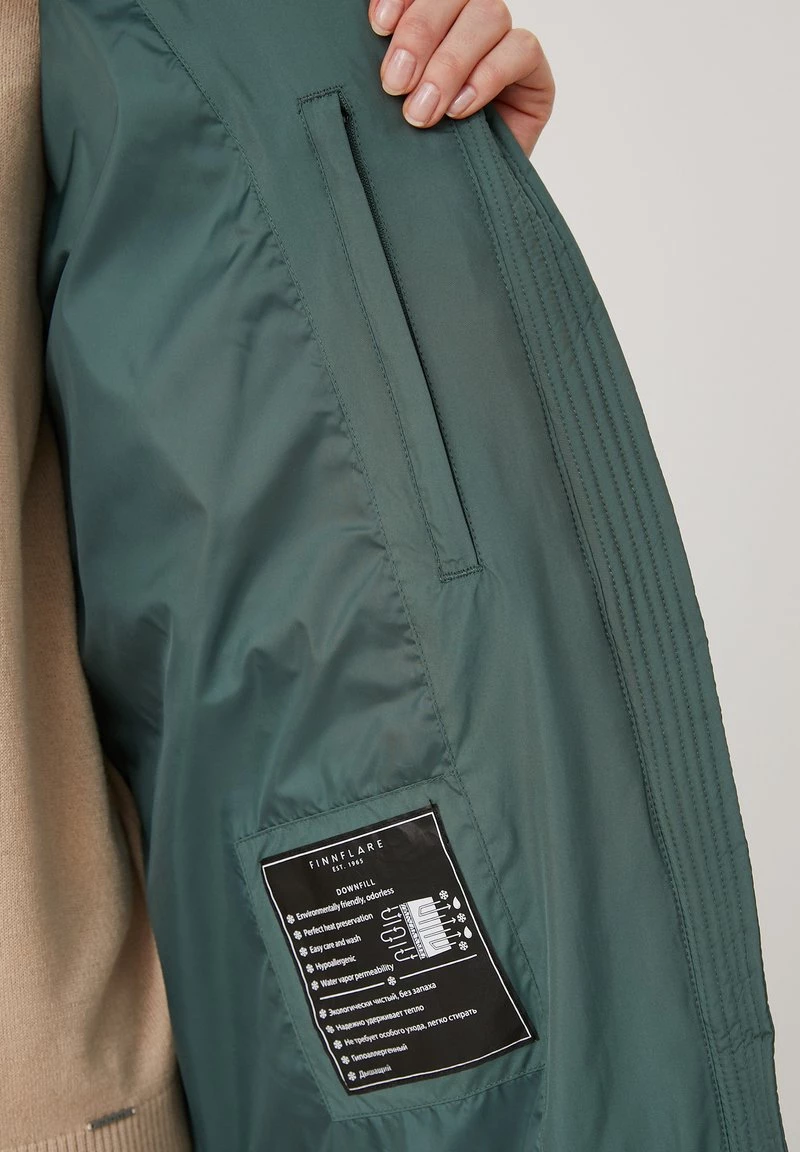 Finn Flare Damen Wintermantel - Dark Green 7 Finn Flare Damen Wintermantel - Dark Green – Bild 5