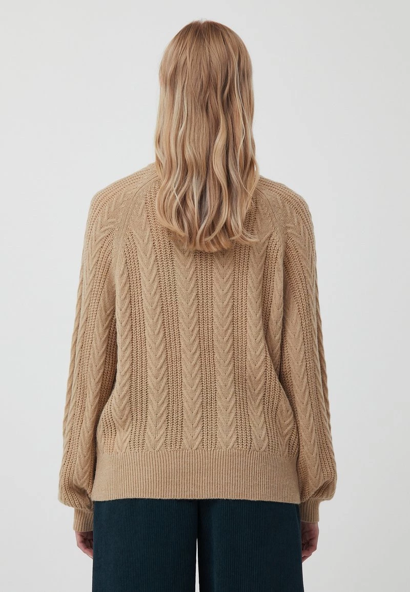 Finn Flare Strickpullover - Dark Beige | Damen 5 Finn Flare Strickpullover - Dark Beige | Damen – Bild 3