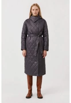 Finn Flare Damen Klassischer Mantel - Dark Grey