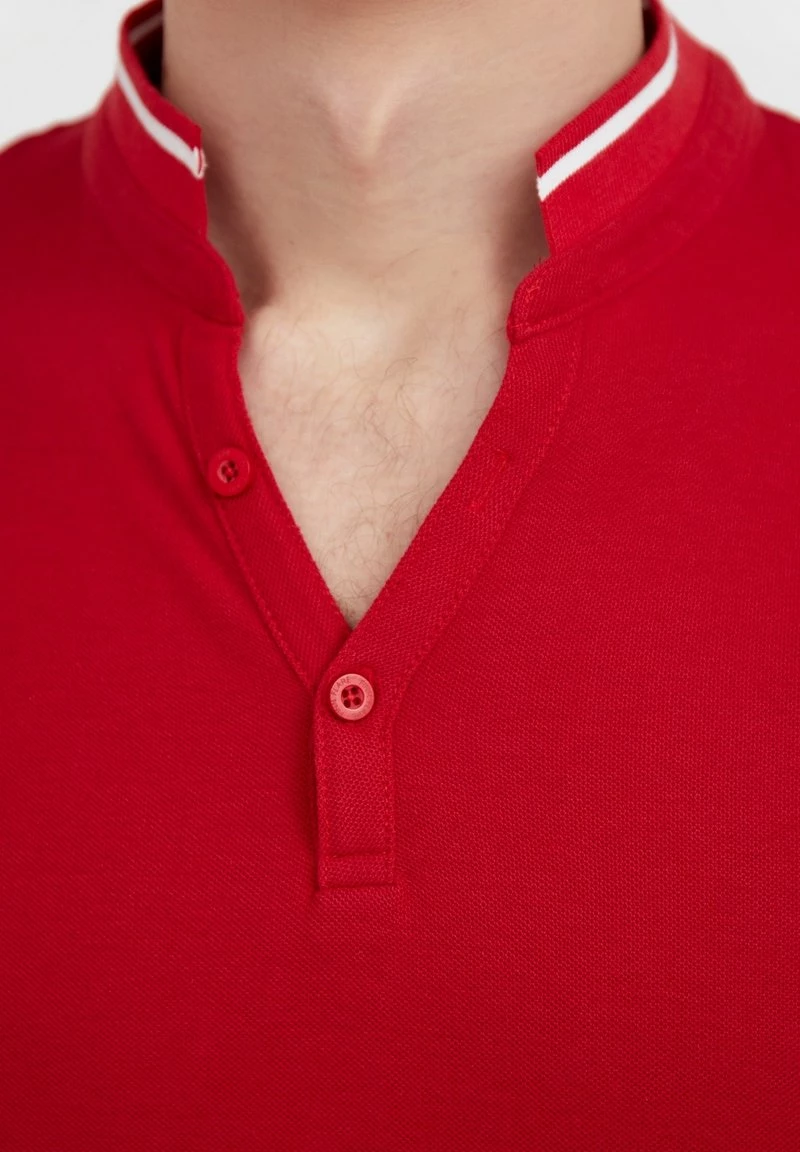 Finn Flare T-Shirt Basic - Red | Herren 8 Finn Flare T-Shirt Basic - Red | Herren – Bild 6