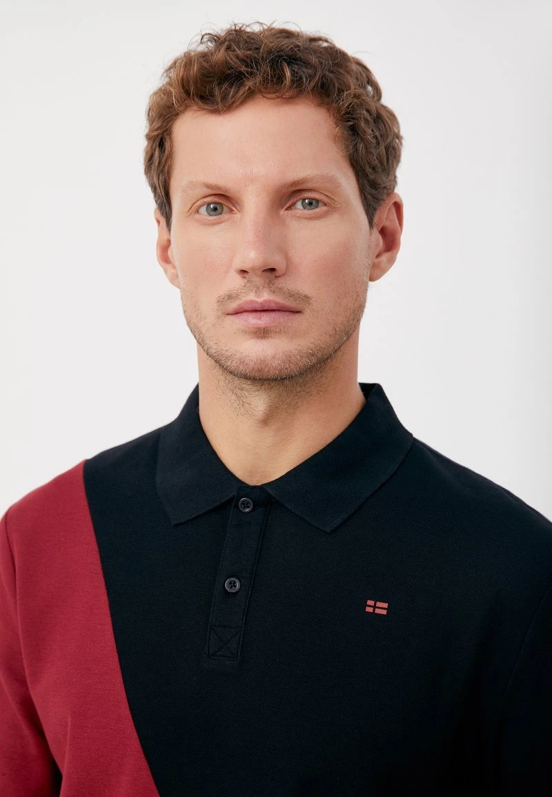 Finn Flare Herren Poloshirt - Black 7 Finn Flare Herren Poloshirt - Black – Bild 5