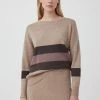 Finn Flare Damen Strickpullover - Light Brown -Finn Flare Verkaufsladen 374e57c4505d44a18907ef59446a4054