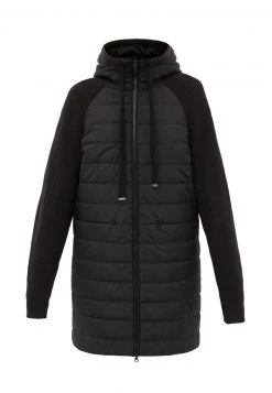 Finn Flare Damen Daunenmantel - Black -Finn Flare Verkaufsladen 37510681ec2144f8b342221243bda6da