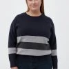 Finn Flare Damen Strickpullover - Dark Blue -Finn Flare Verkaufsladen 3792312d86334b7e981b46ad6e784ef9