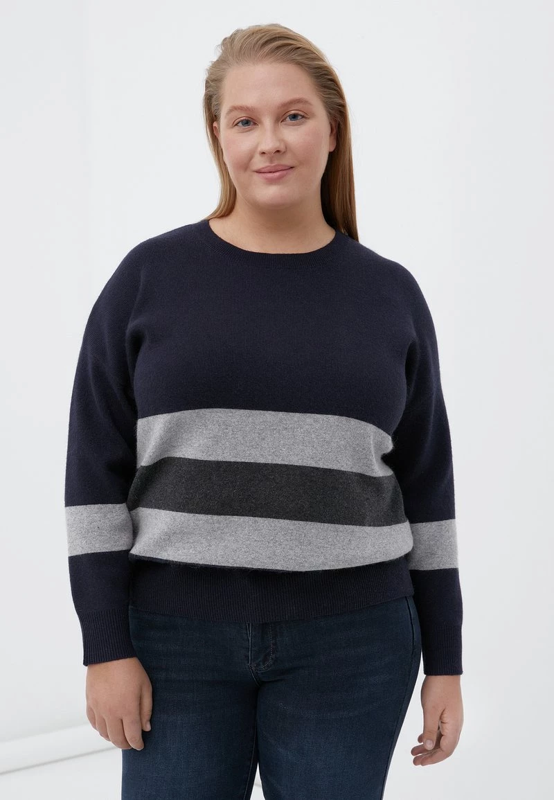 Finn Flare Damen Strickpullover - Dark Blue 3 Finn Flare Damen Strickpullover - Dark Blue