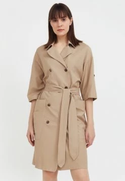 Finn Flare Damen Blusenkleid - Beige