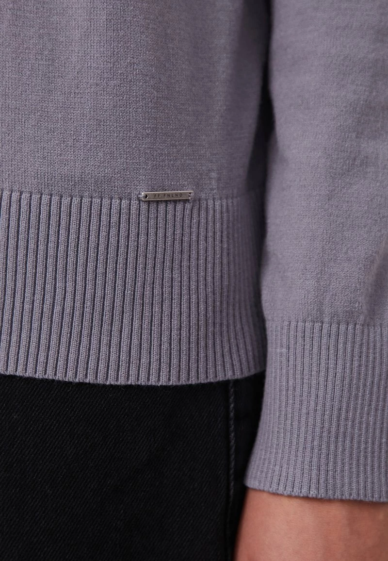 Finn Flare Damen Strickpullover - Grey 6 Finn Flare Damen Strickpullover - Grey – Bild 4