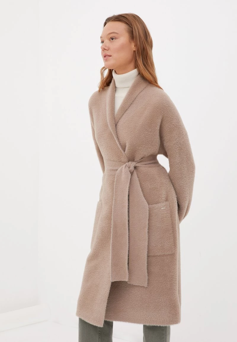 Finn Flare Damen Strickjacke - Brown 8 Finn Flare Damen Strickjacke - Brown – Bild 6