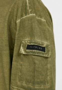 Finn Flare T-Shirt Print - Olive Green | Herren -Finn Flare Verkaufsladen 382a487d77e34ec49d0c1307216363f3