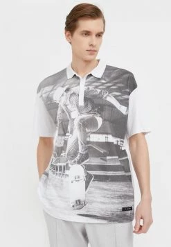 Finn Flare Poloshirt - White | Herren