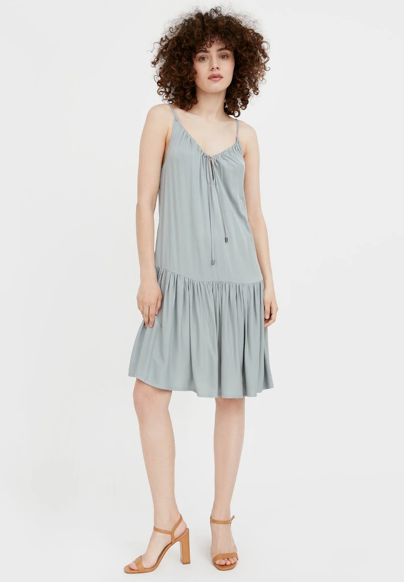 Finn Flare Damen Freizeitkleid - Grey Green 4 Finn Flare Damen Freizeitkleid - Grey Green – Bild 2