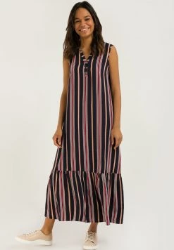 Finn Flare Damen MIT STREIFENDESIGN - Maxikleid - Cosmic Blue