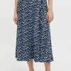Finn Flare Damen Wickelrock - Dark Blue -Finn Flare Verkaufsladen 391f9a2a8a814c7ea0e2ce8ca252e44e