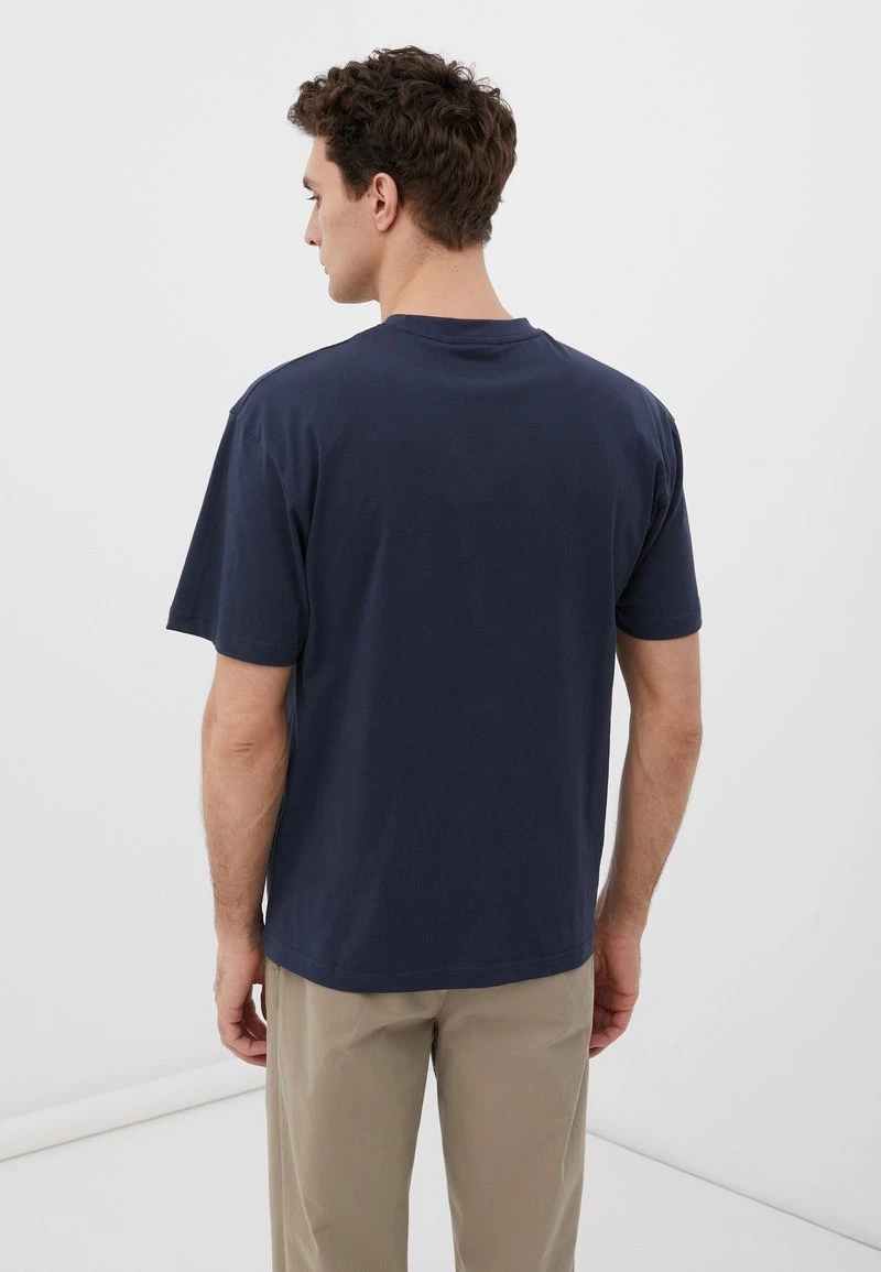 Finn Flare Herren T-Shirt Print - Dark Blue 4 Finn Flare Herren T-Shirt Print - Dark Blue – Bild 2