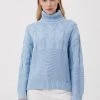 Finn Flare Strickpullover - Light Blue | Damen -Finn Flare Verkaufsladen 3aed5cbb3e0c4bbfb2365a346912fd70