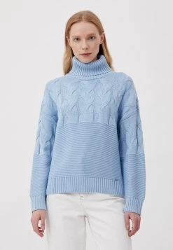Finn Flare Strickpullover - Light Blue | Damen