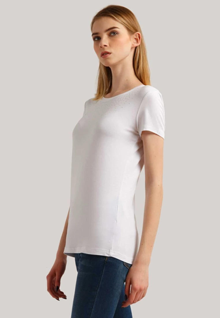 Finn Flare Damen T-Shirt Print - White 6 Finn Flare Damen T-Shirt Print - White – Bild 4