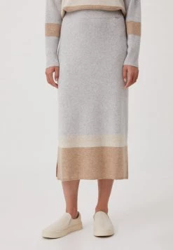 Finn Flare A-Linien-Rock - Light Grey | Damen