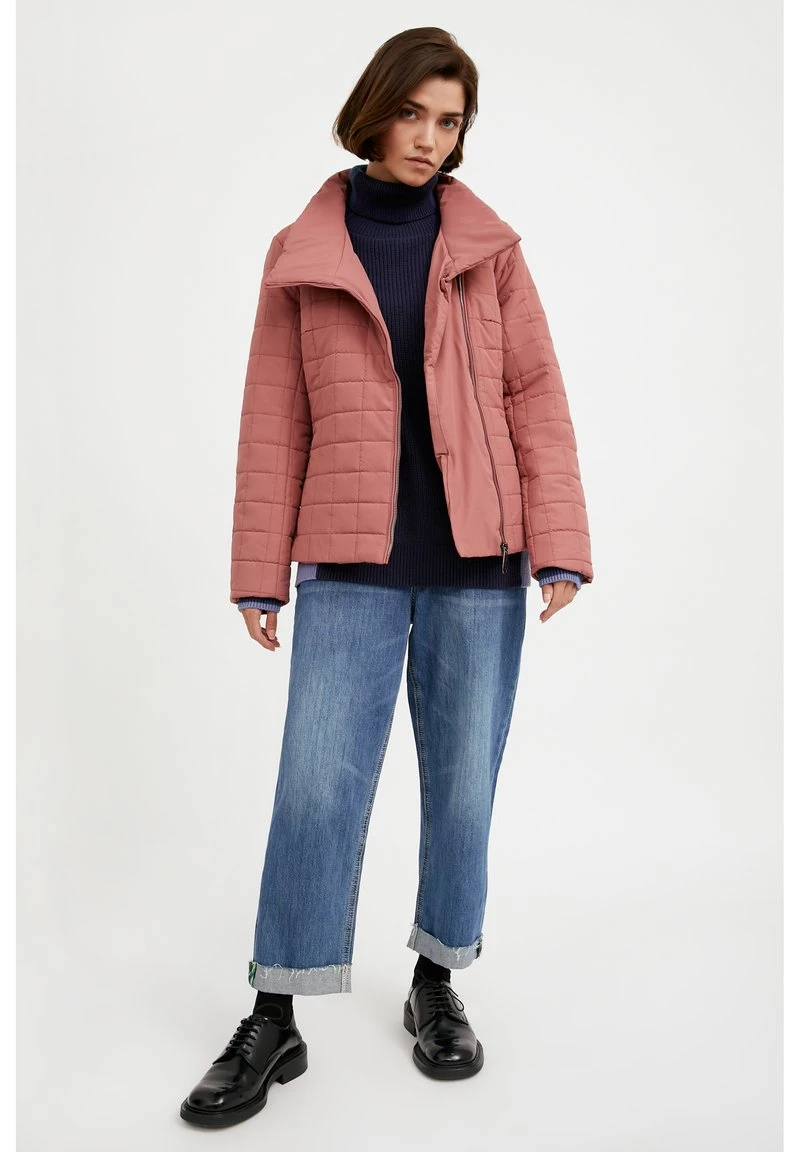 Finn Flare Damen Übergangsjacke - Dark Pink 4 Finn Flare Damen Übergangsjacke - Dark Pink – Bild 2