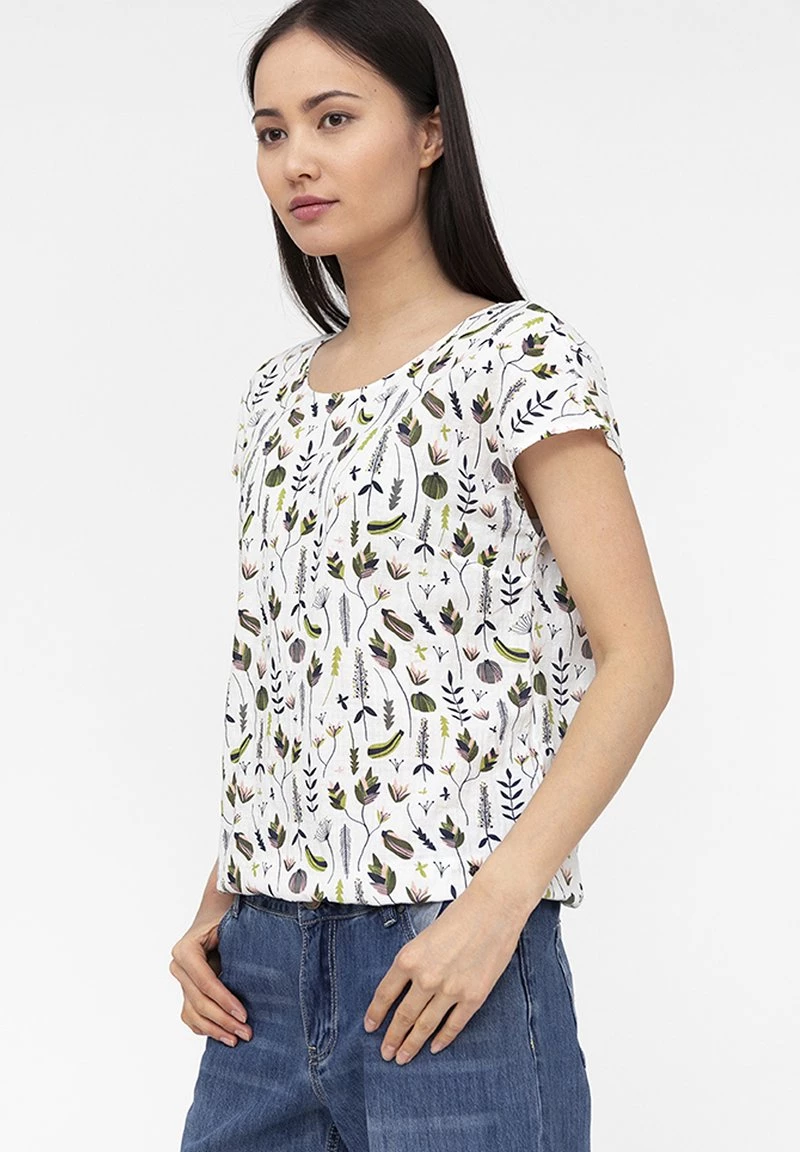 Finn Flare Damen Bluse - White 3 Finn Flare Damen Bluse - White