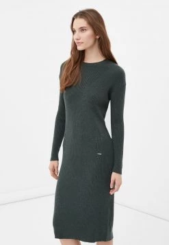 Finn Flare Damen Etuikleid - Dark Green -Finn Flare Verkaufsladen 3cbf73e3f8fc42139dea3011e6868586