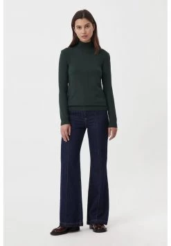 Finn Flare Damen Strickpullover - Dark Green -Finn Flare Verkaufsladen 3cf9b5c0b05445bf8e26bffb42c8d313