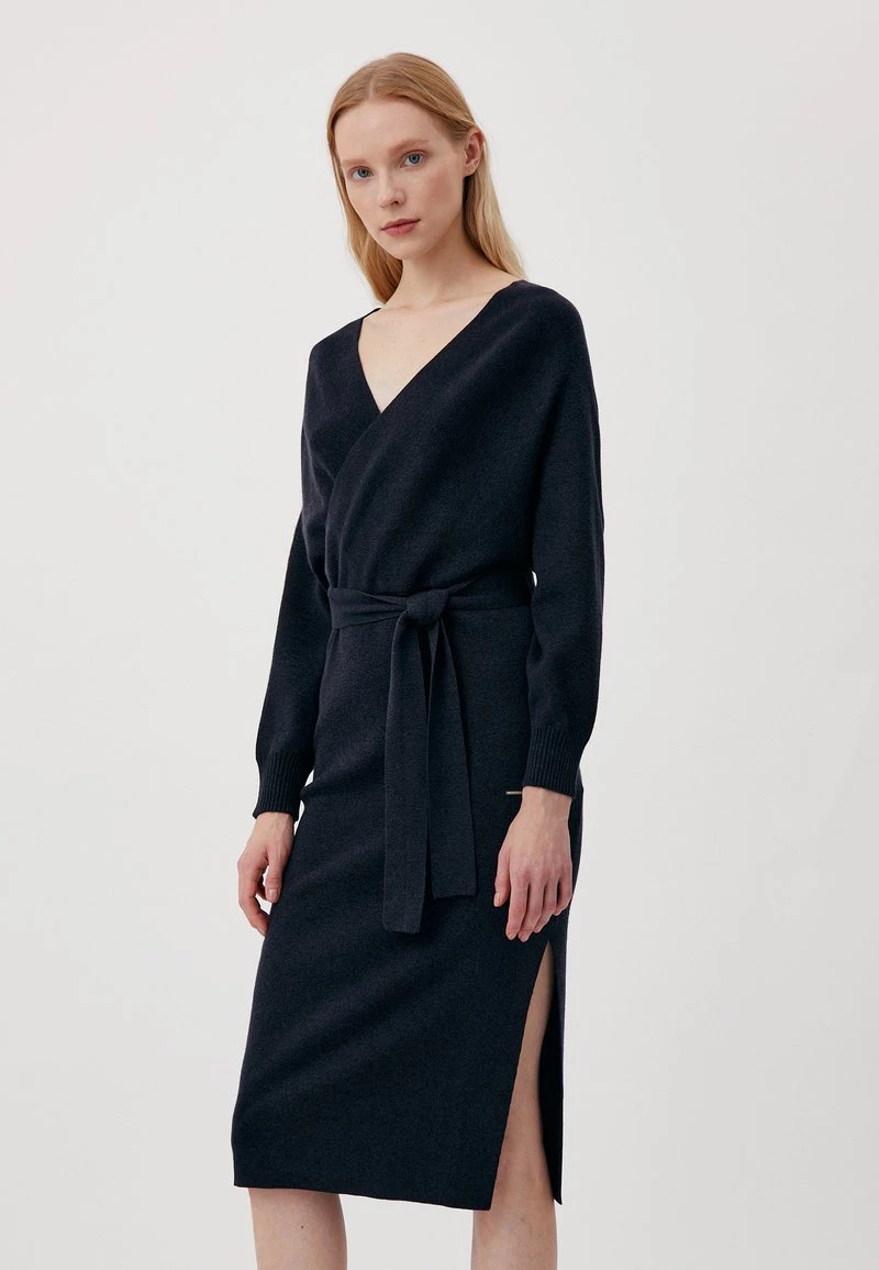 Finn Flare Strickkleid - Dark Grey Melange | Damen 6 Finn Flare Strickkleid - Dark Grey Melange | Damen – Bild 4