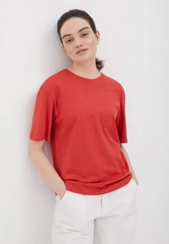 Finn Flare Damen T-Shirt Basic - Light Red