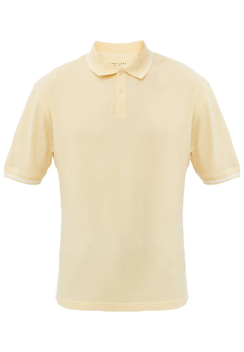 Finn Flare Herren Poloshirt - Yellow 5 Finn Flare Herren Poloshirt - Yellow – Bild 3