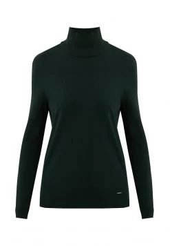 Finn Flare Damen Strickpullover - Dark Green -Finn Flare Verkaufsladen 3eea8bc71c1e408cb0921a9cf22798ce