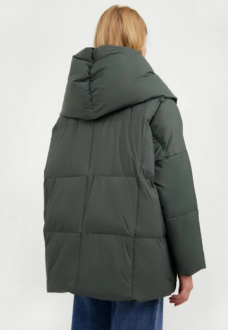 Finn Flare Damen Daunenmantel - Dark Green 5 Finn Flare Damen Daunenmantel - Dark Green – Bild 3