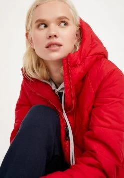 Finn Flare Damen Wintermantel - Red -Finn Flare Verkaufsladen 3f08e52bf5cf4c899e04861e76c67982