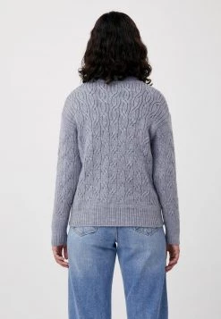 Finn Flare Damen RUNDHALS - Strickpullover - Light Blue -Finn Flare Verkaufsladen 3f6f7ae0b5ef49eab36210805234cd98