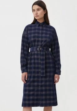 Finn Flare Damen Blusenkleid - Dark Blue