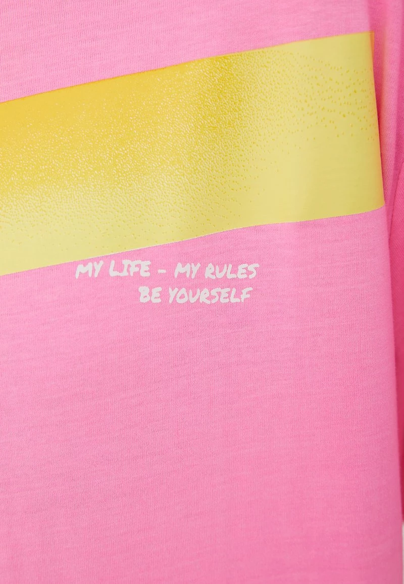 Finn Flare T-Shirt Print - Neon Pink | Damen 9 Finn Flare T-Shirt Print - Neon Pink | Damen – Bild 7