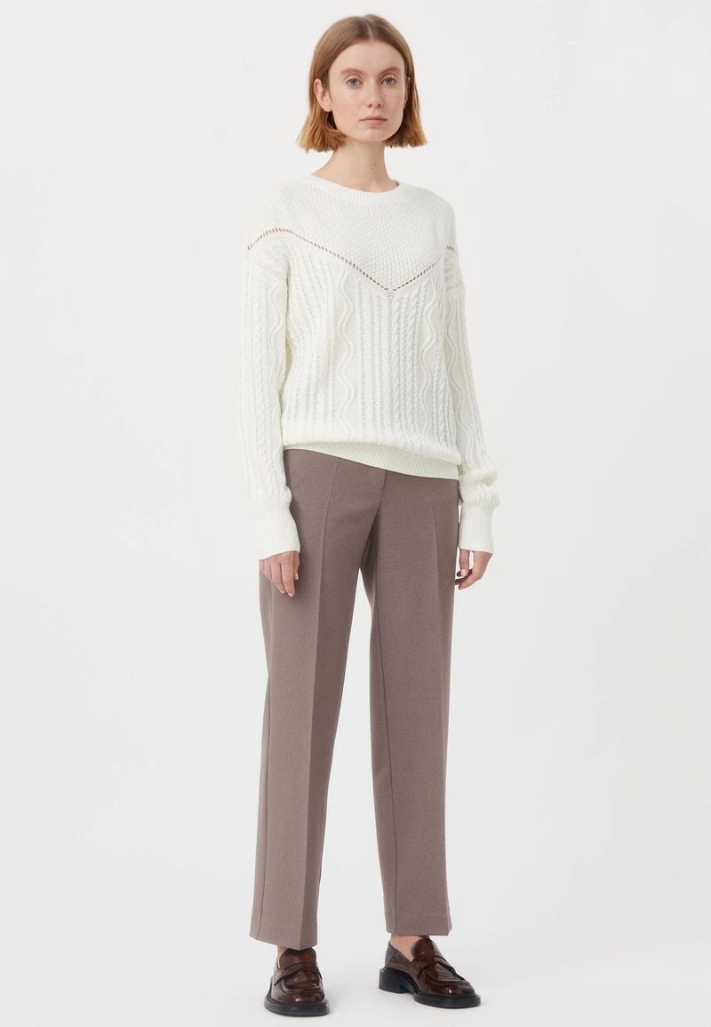 Finn Flare Strickpullover - Beige | Damen 4 Finn Flare Strickpullover - Beige | Damen – Bild 2