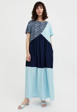 Finn Flare Maxikleid - Dark Blue | Damen