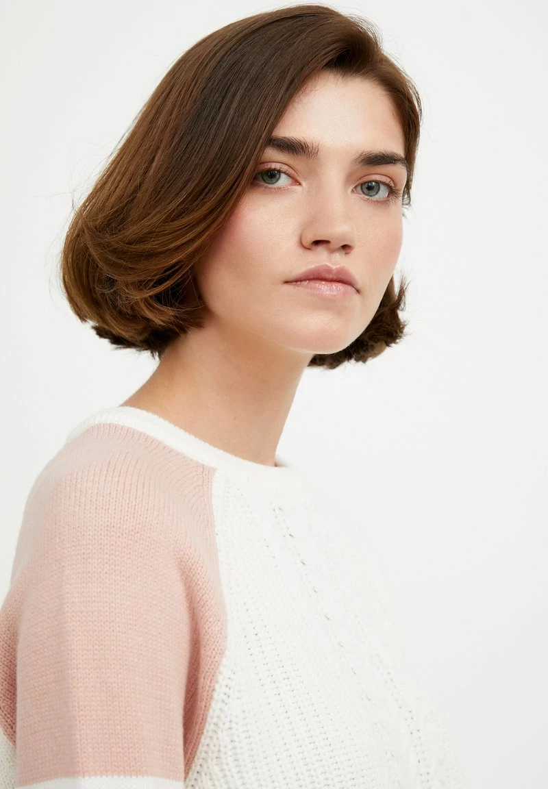 Finn Flare Damen Strickpullover - White 6 Finn Flare Damen Strickpullover - White – Bild 4