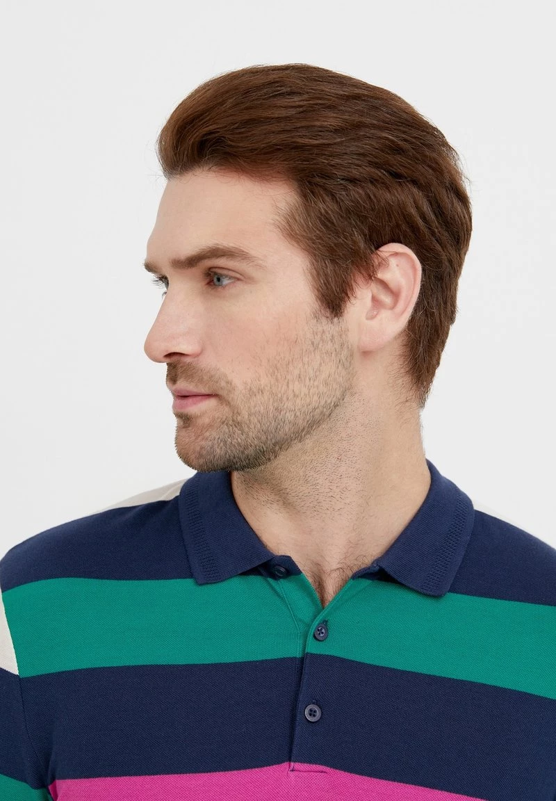 Finn Flare Herren Poloshirt - Dark Blue 7 Finn Flare Herren Poloshirt - Dark Blue – Bild 5