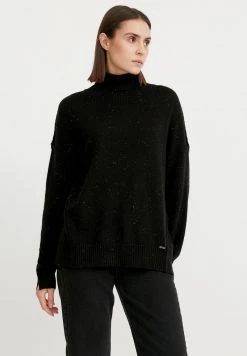 Finn Flare Damen Strickpullover - Black