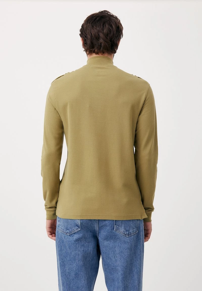 Finn Flare Herren Langarmshirt - Olive-green 5 Finn Flare Herren Langarmshirt - Olive-green – Bild 3