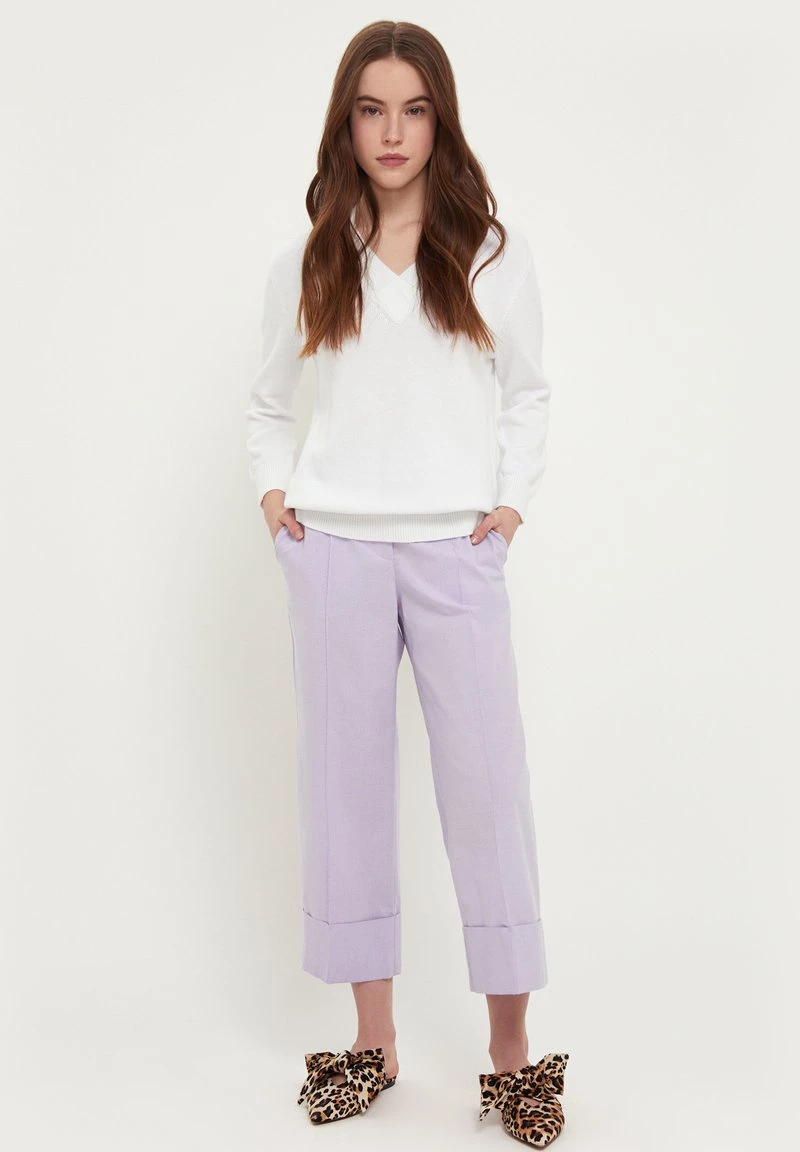 Finn Flare Strickpullover - White | Damen 4 Finn Flare Strickpullover - White | Damen – Bild 2