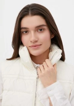 Finn Flare Damen STEPPWESTE - Weste - Beige