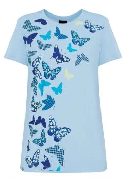 Finn Flare Damen T-Shirt Print - Light Blue 14 Finn Flare Damen T-Shirt Print - Light Blue -Finn Flare Verkaufsladen 42032c4d89954720880057024e5dd2f2