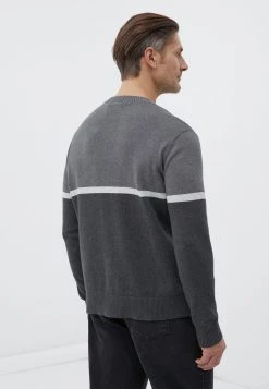 Finn Flare Herren Strickpullover - Dark Grey -Finn Flare Verkaufsladen 4234591b3d7749ee8c01b686915b693b