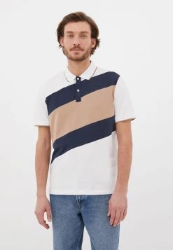 Finn Flare Poloshirt - White | Herren