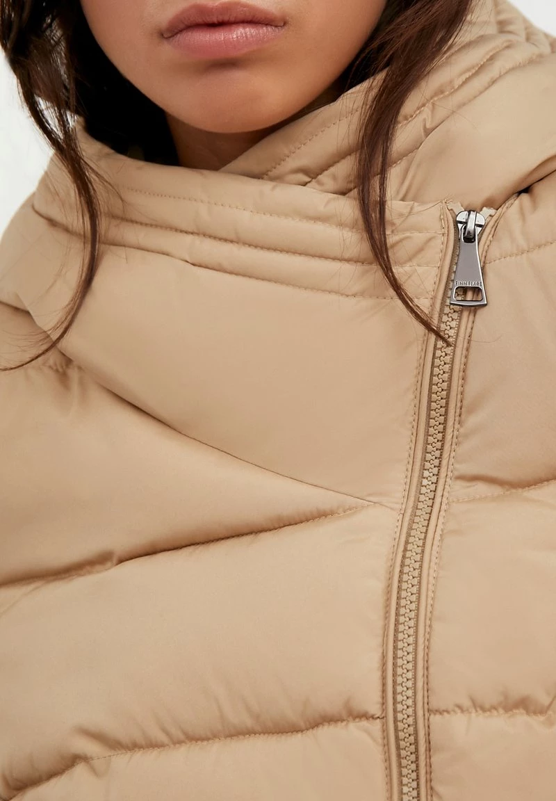 Finn Flare Damen Wintermantel - Beige 8 Finn Flare Damen Wintermantel - Beige – Bild 6