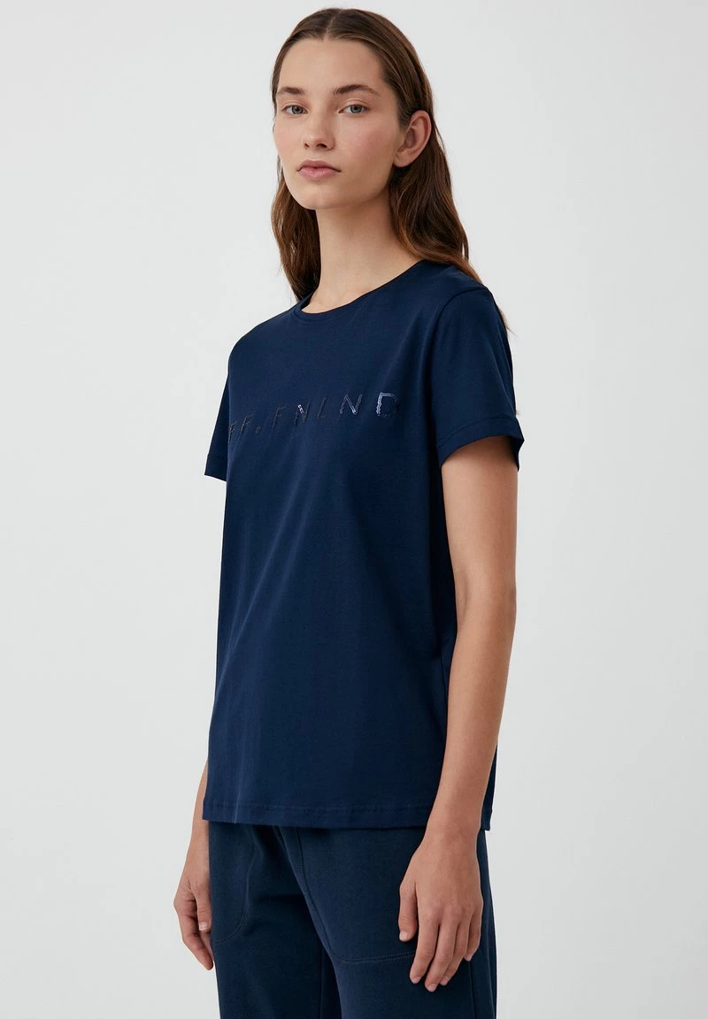 Damen FINN FLARE KURZARM - T-Shirt Print - Dark Blue 6 Damen FINN FLARE KURZARM - T-Shirt Print - Dark Blue – Bild 4