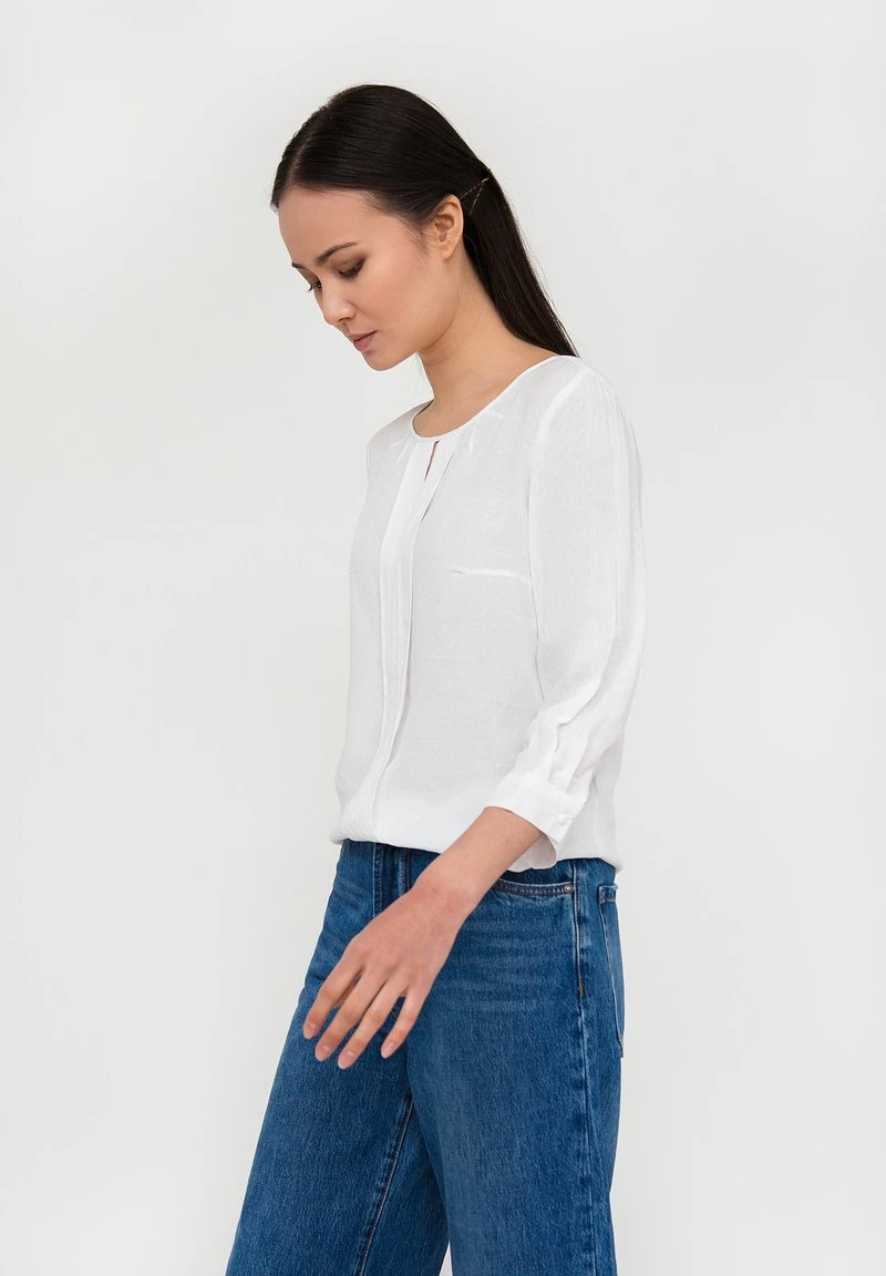Finn Flare Damen MIT GERADEM SCHNITT - Bluse - White 6 Finn Flare Damen MIT GERADEM SCHNITT - Bluse - White – Bild 4