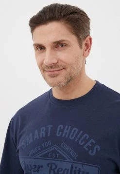 Finn Flare Herren T-Shirt Print - Dark Blue -Finn Flare Verkaufsladen 445492527a194056bf7490d609d63a78